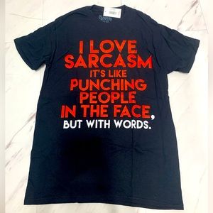 Spencer’s Sarcasm T-shirt - Adult small